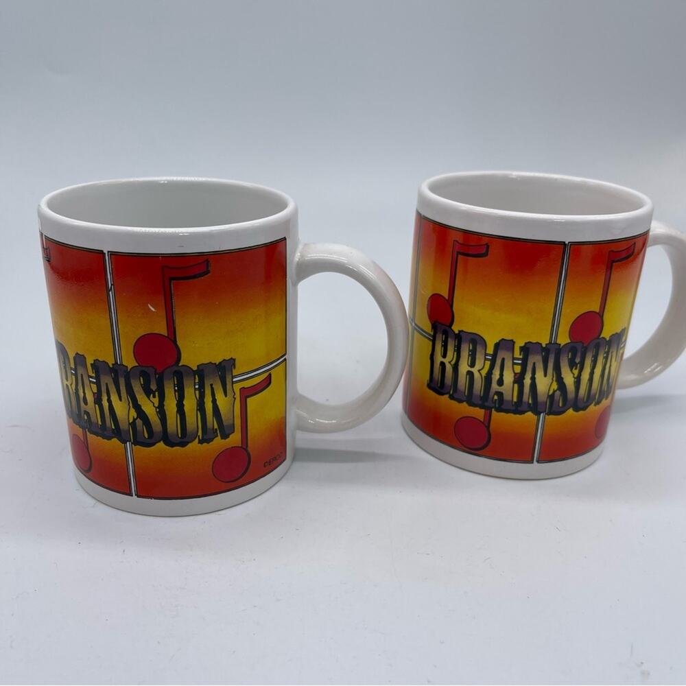 Branson Mugs, Pair of Matching Branson Missouri Mugs. Excellent condition!